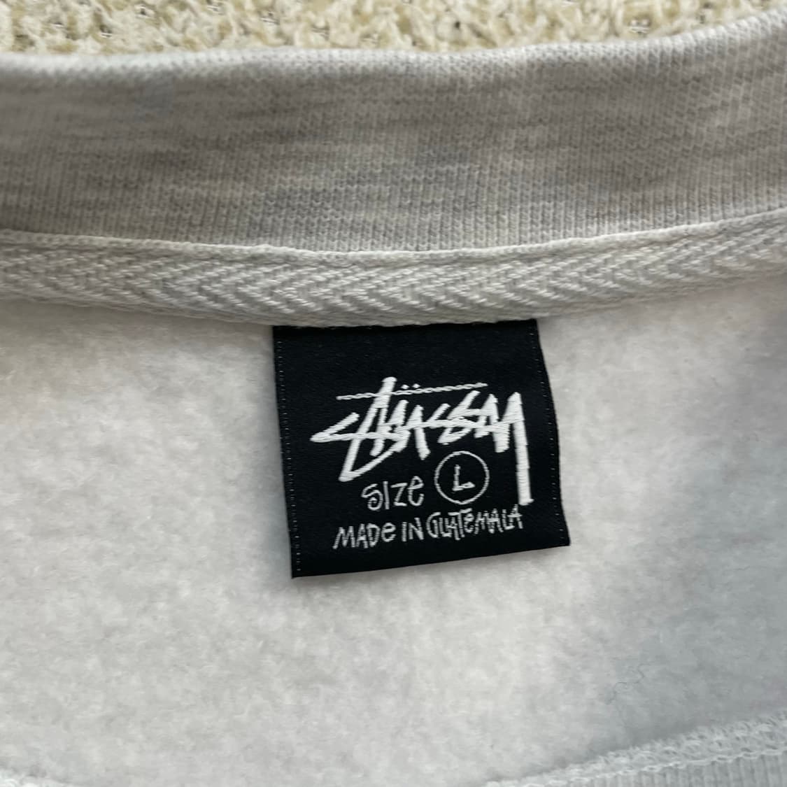 스투시 Stussy 베이직 로고 크루넥 맨투맨 에쉬헤더 상품이미지5