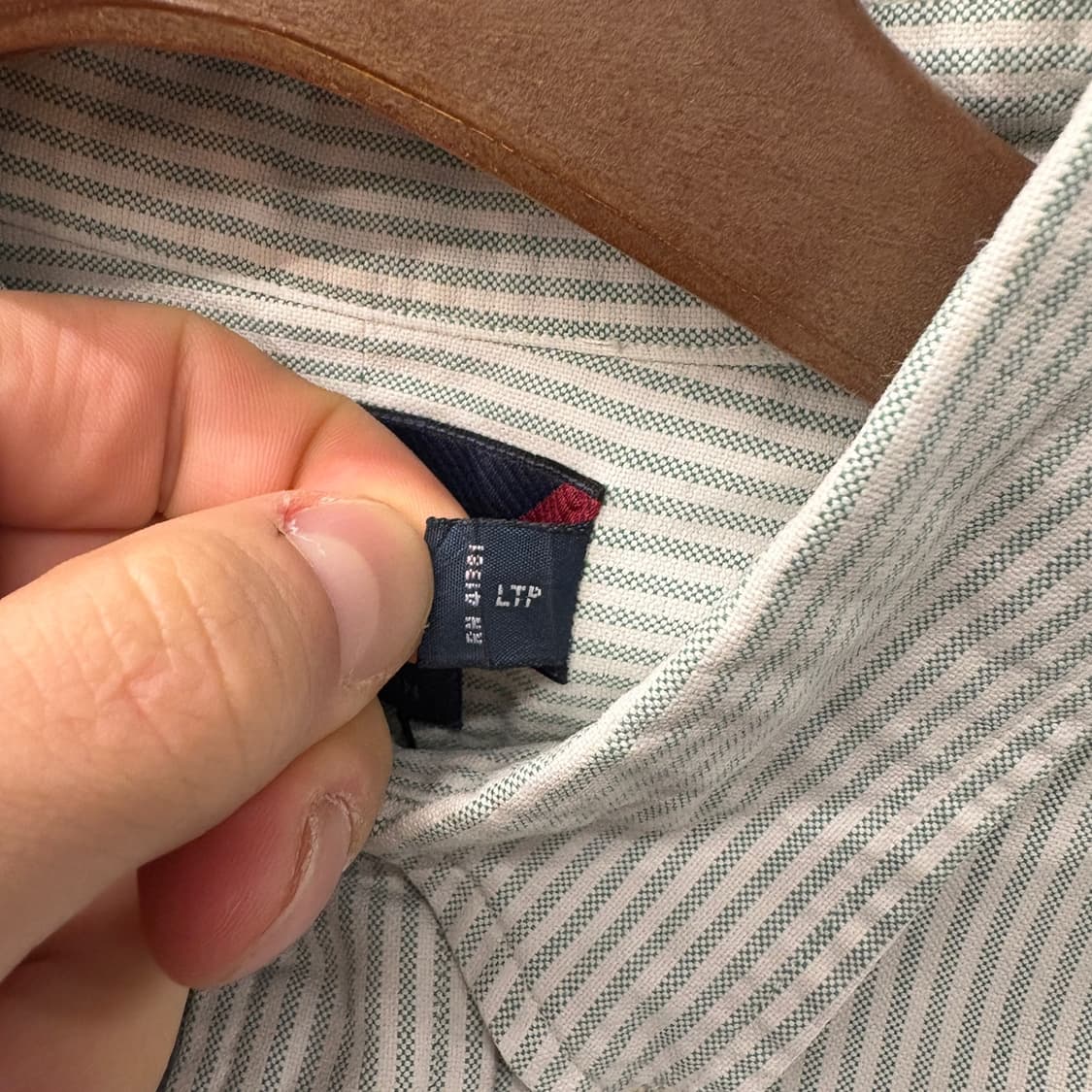 90s 폴로 랄프로렌 빅셔츠 라인 스트라이프 옥스포드 셔츠 N328 상품이미지9