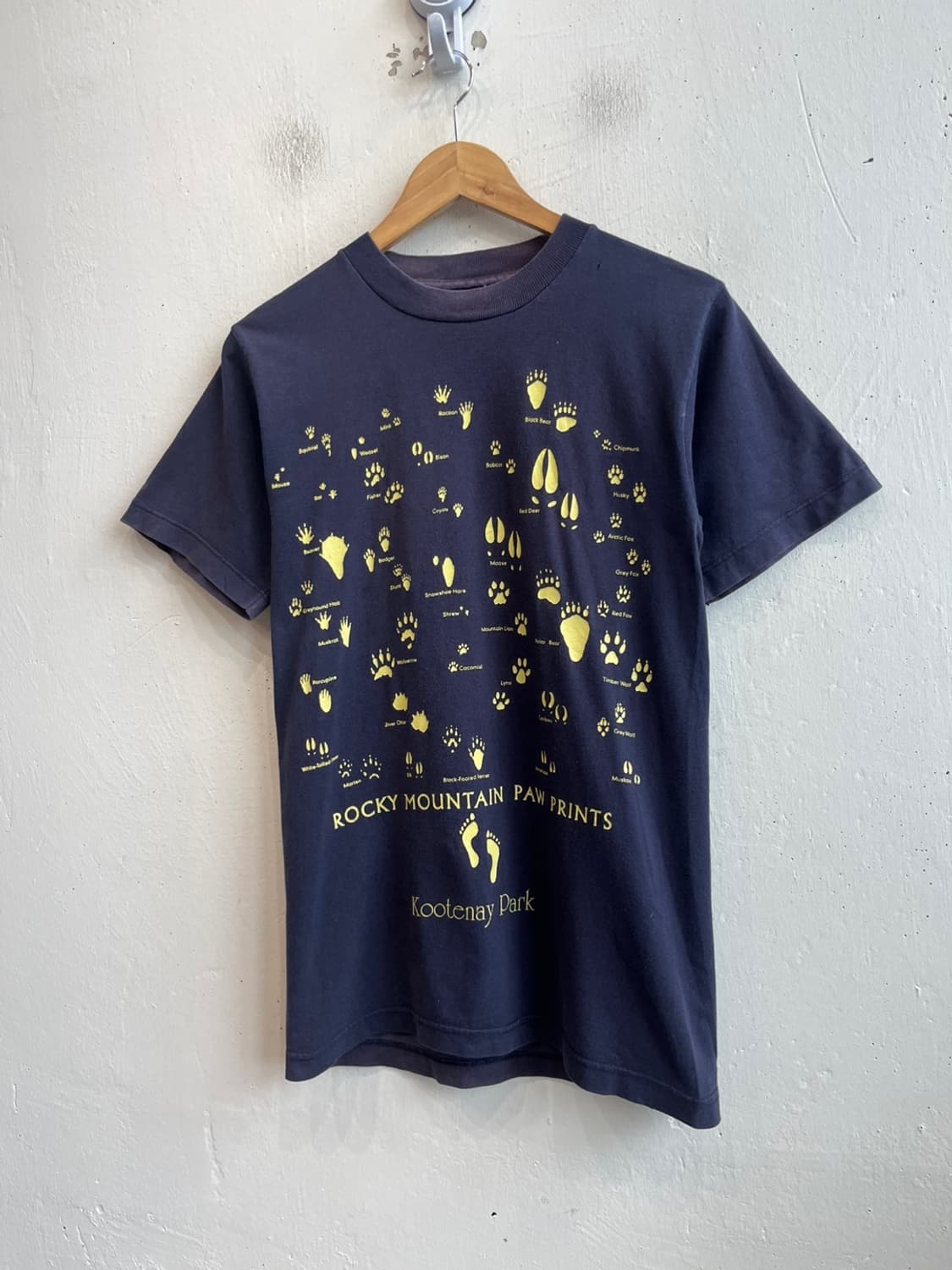 90s 빈티지 PAW PRINTS 반팔 티셔츠 Made in CANADA 상품이미지1