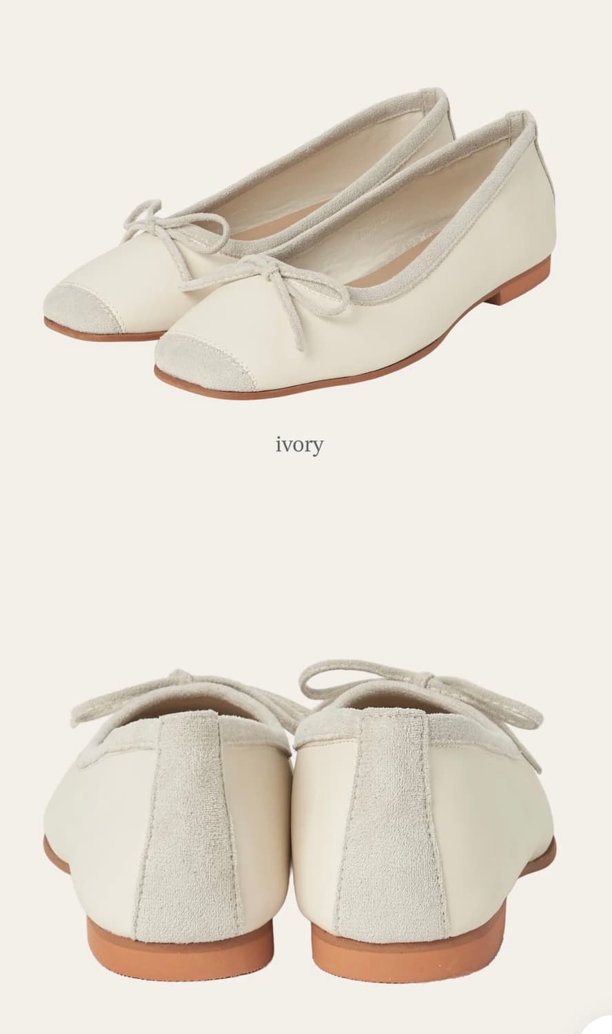 제니오 리본 플랫슈즈 240 상품이미지2