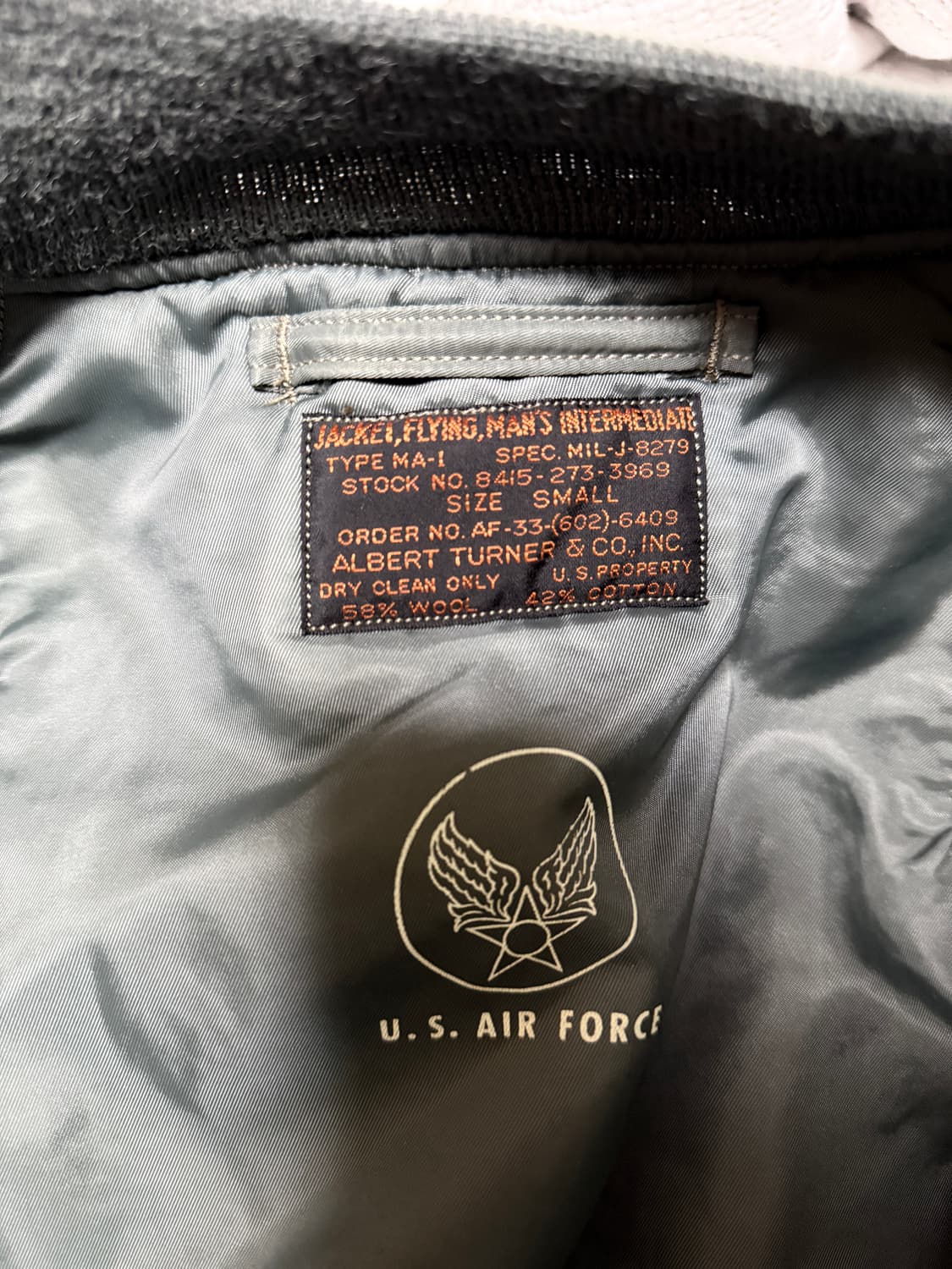 토이즈맥코이 버즈릭슨 알버트터너 MA-1 S사이즈 실착 2회정도 판매요 상품이미지2