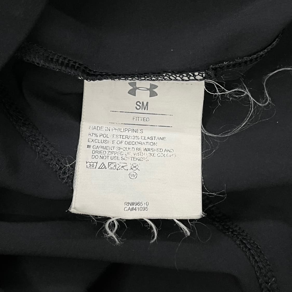 [정품/SM] 언더아머 후드 집업 자켓 블랙 b12 상품이미지6