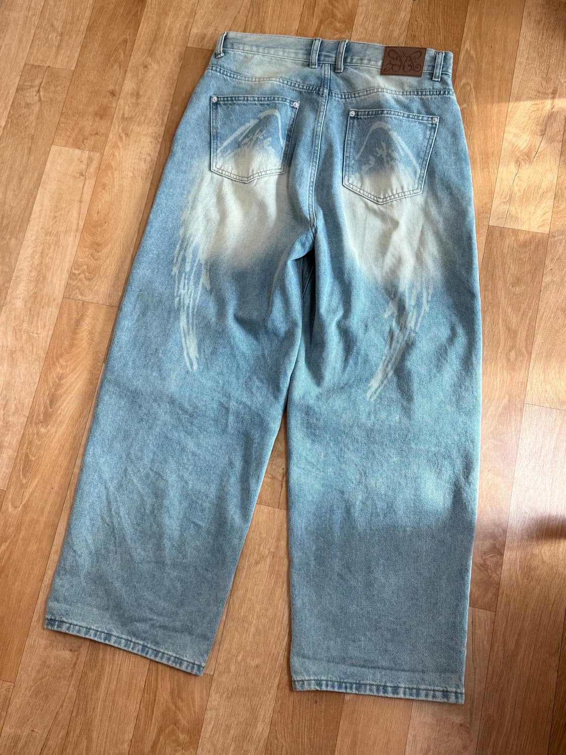 팬시클럽 엔젤 빈티지 워싱 핀턱팬츠 2 상품이미지5