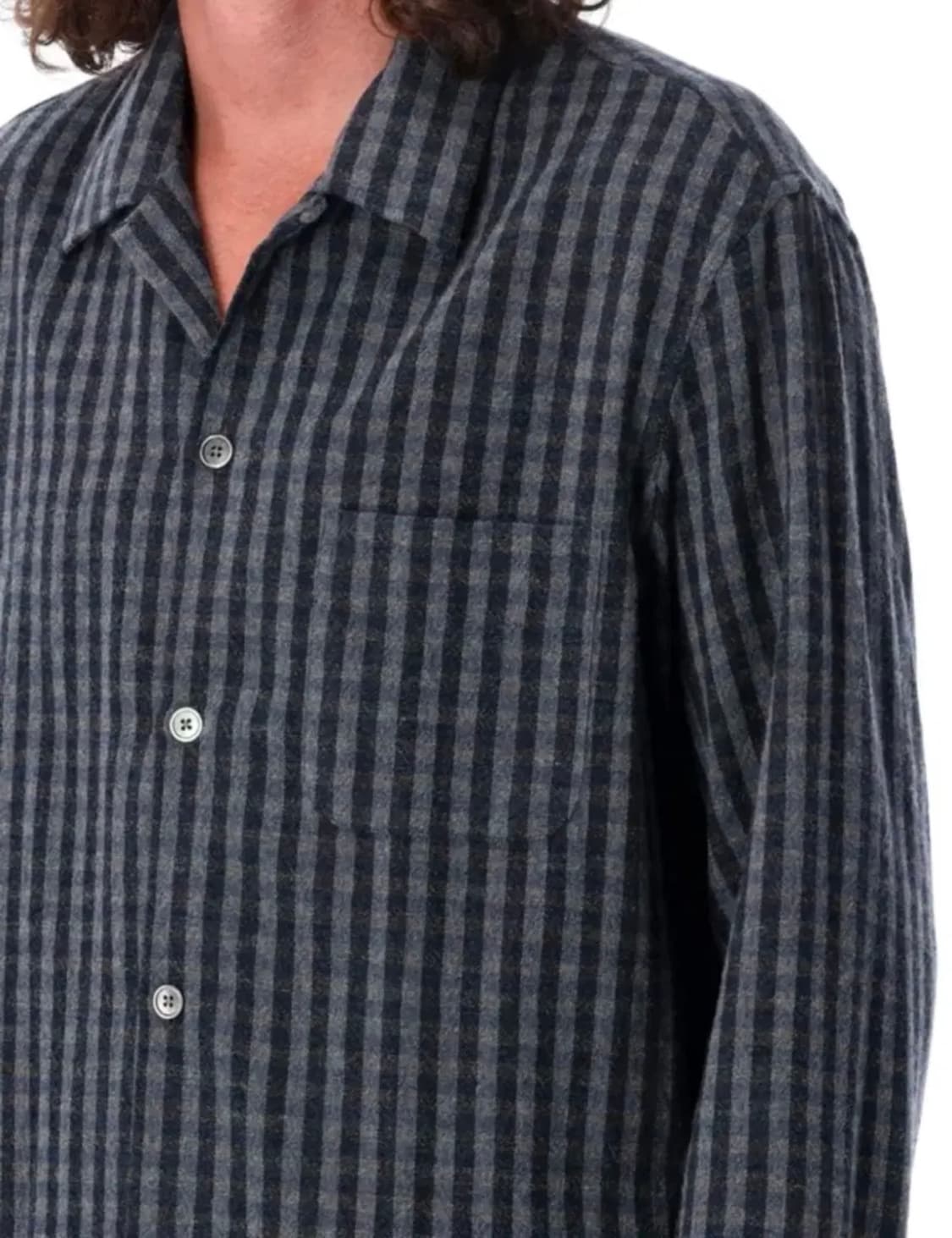 [50] 아워레가시 heusen 체크 울 셔츠 상품이미지3