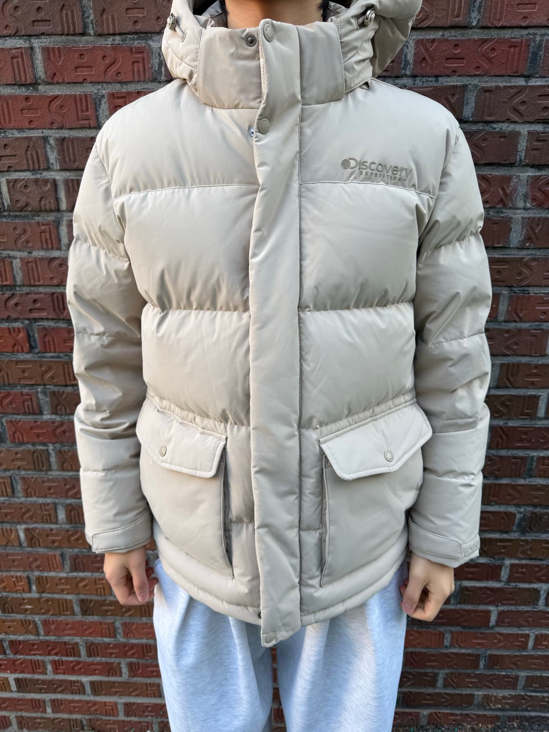 디스커버리 아이보리 패딩 상품이미지3