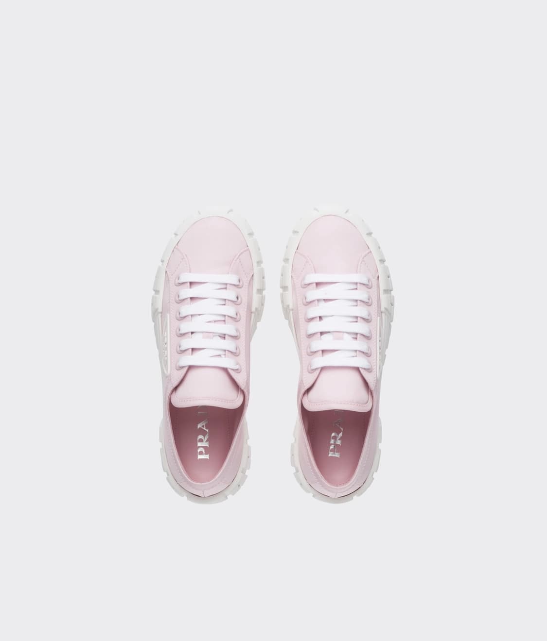 프라다 더블휠 개버딘 스니커즈 핑크 상품이미지4