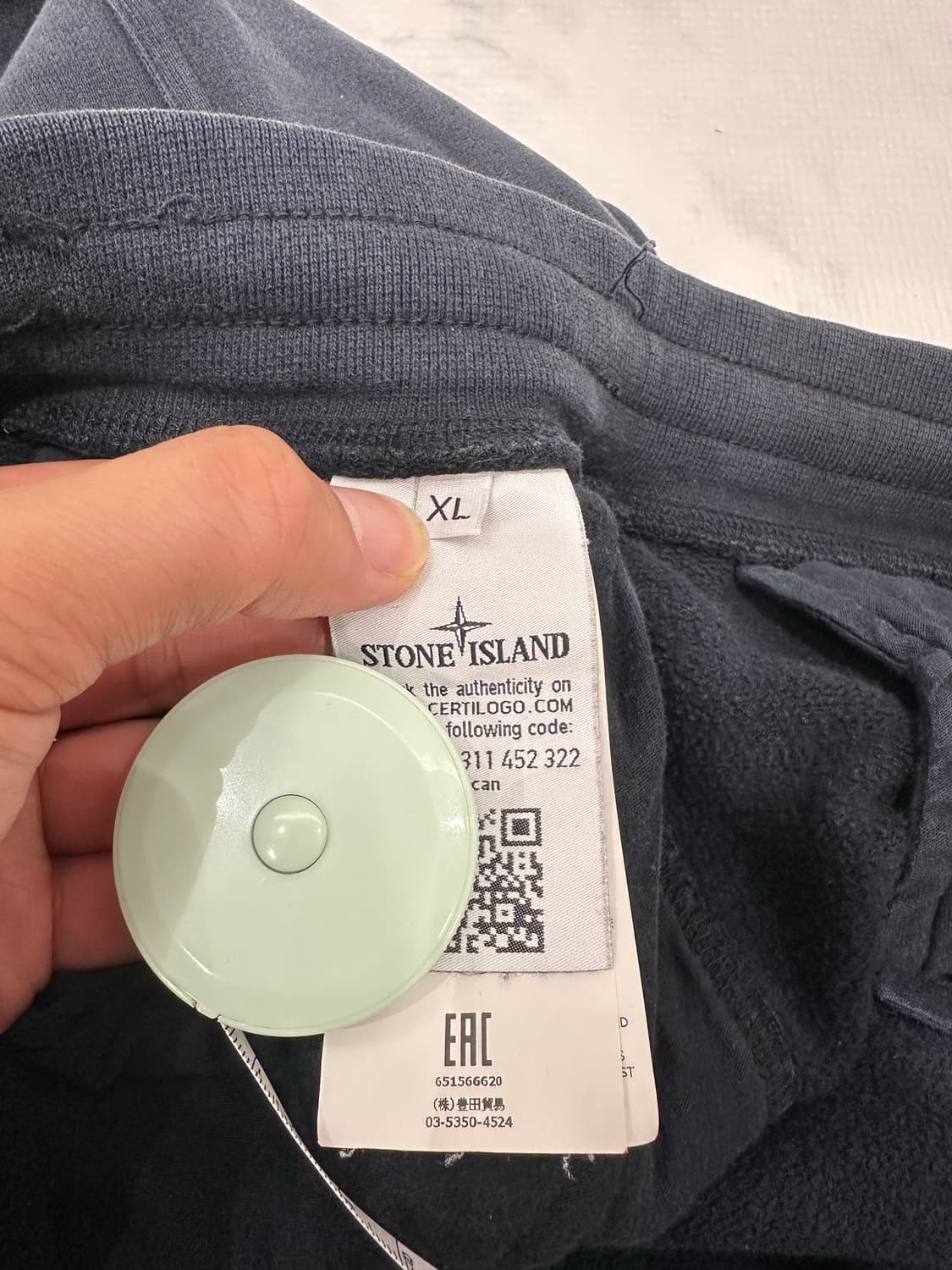 [XL] 스톤아일랜드 카고 조거 팬츠 (네이비) 상품이미지6
