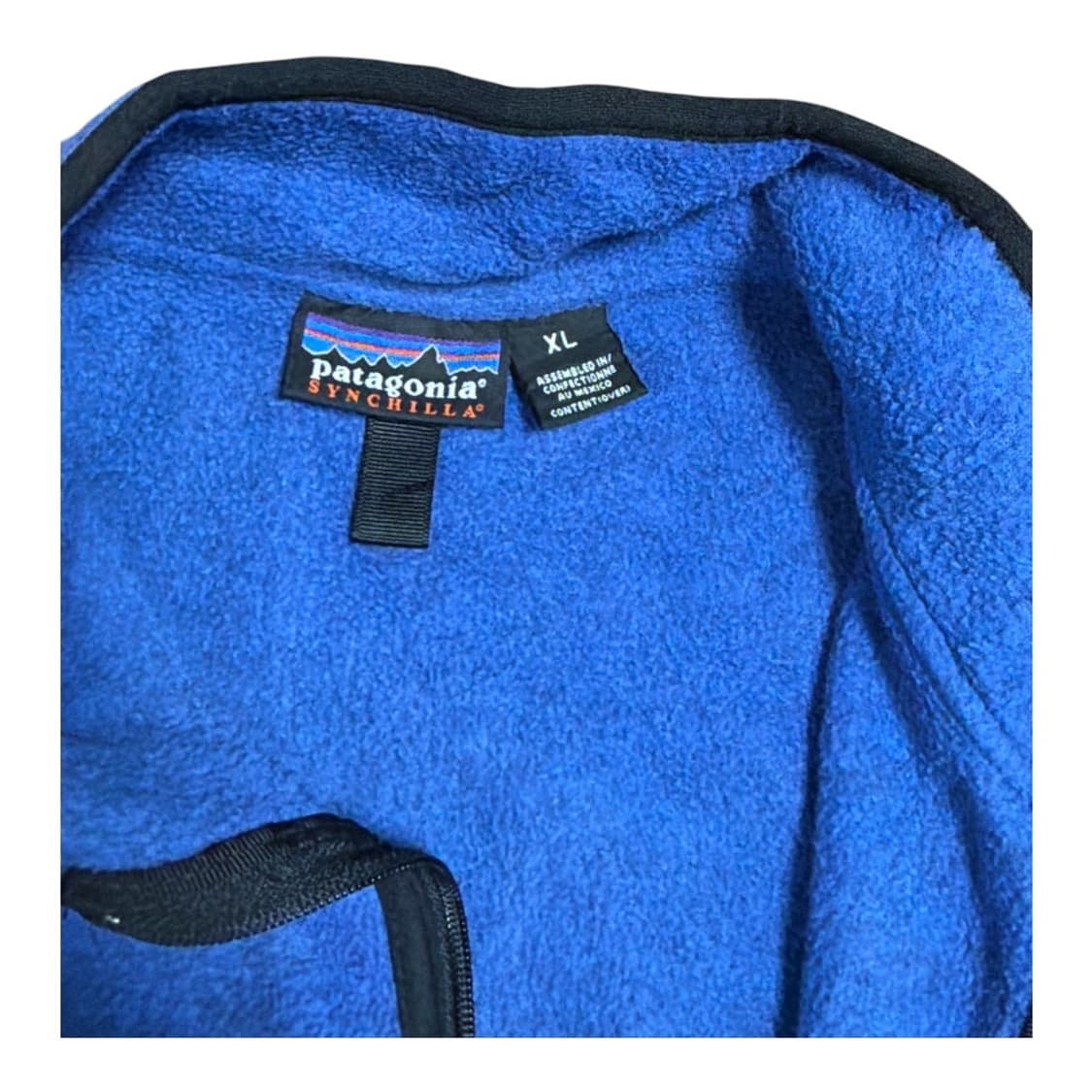 [XL] 90s 파타고니아 마수피얼 신칠라 하프집업 플리스 블루 상품이미지6