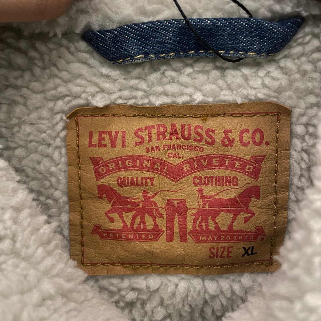 리바이스 타입 3 쉐르파 진청 데님 트러커 자켓 상품이미지7