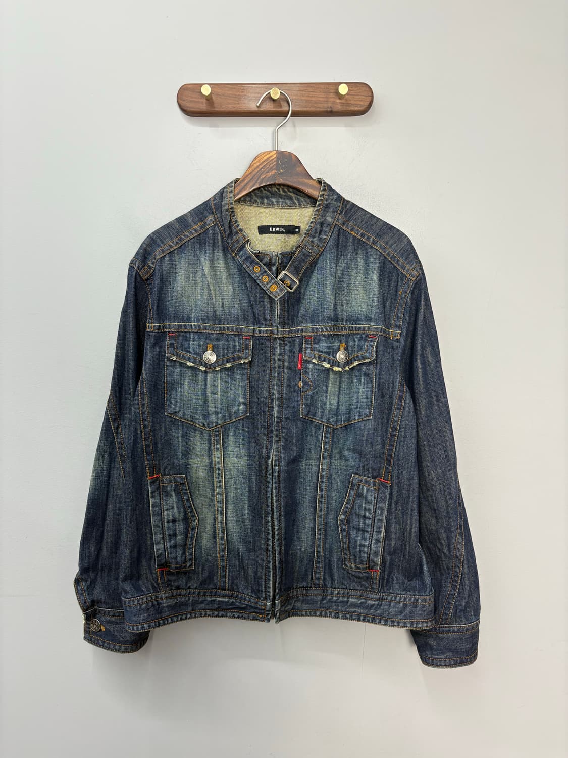 에드윈 데님 바이커 자켓 A3077 상품이미지2