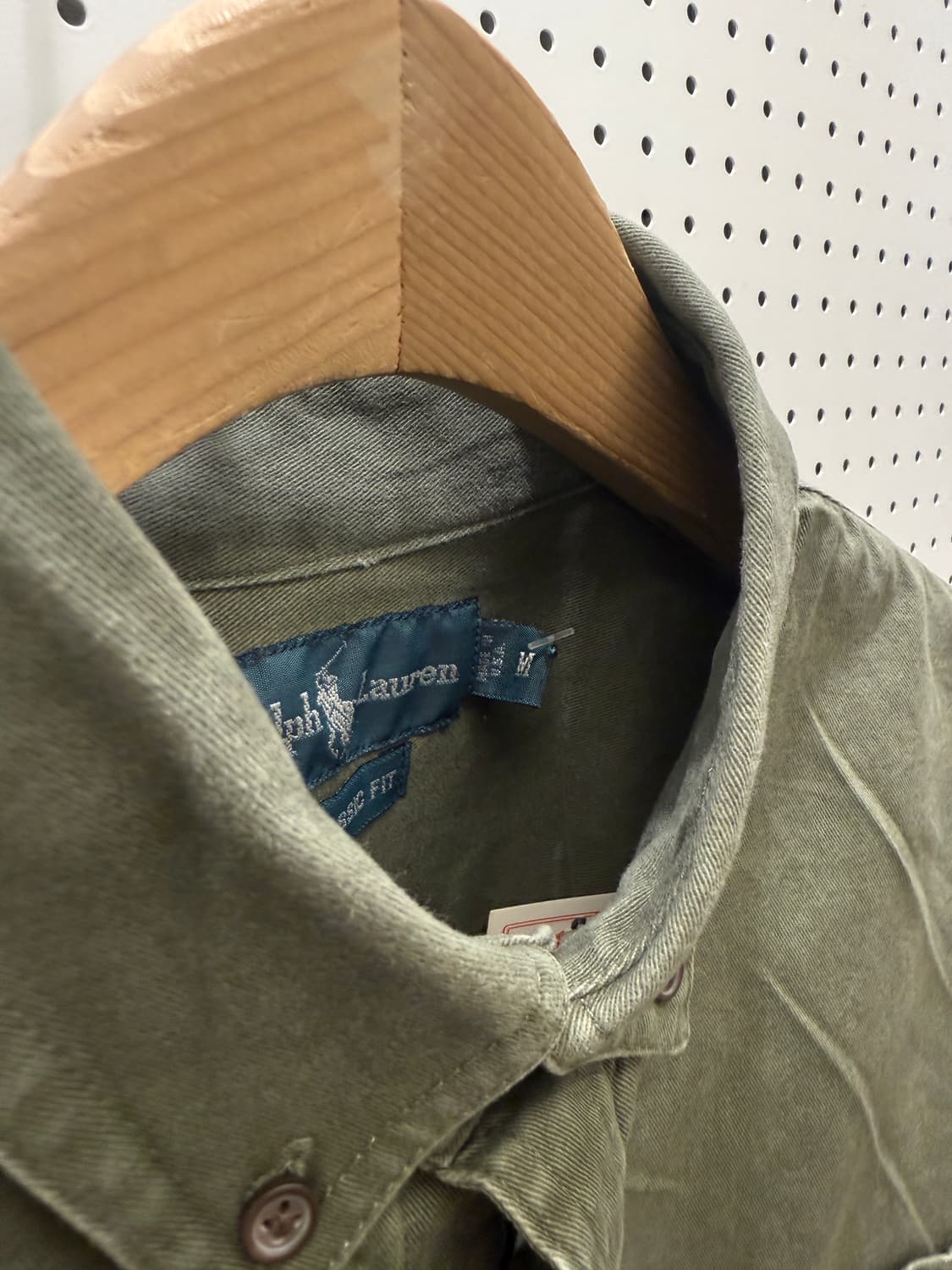 폴로 랄프로렌 카키 원포켓 셔츠 U637 상품이미지4