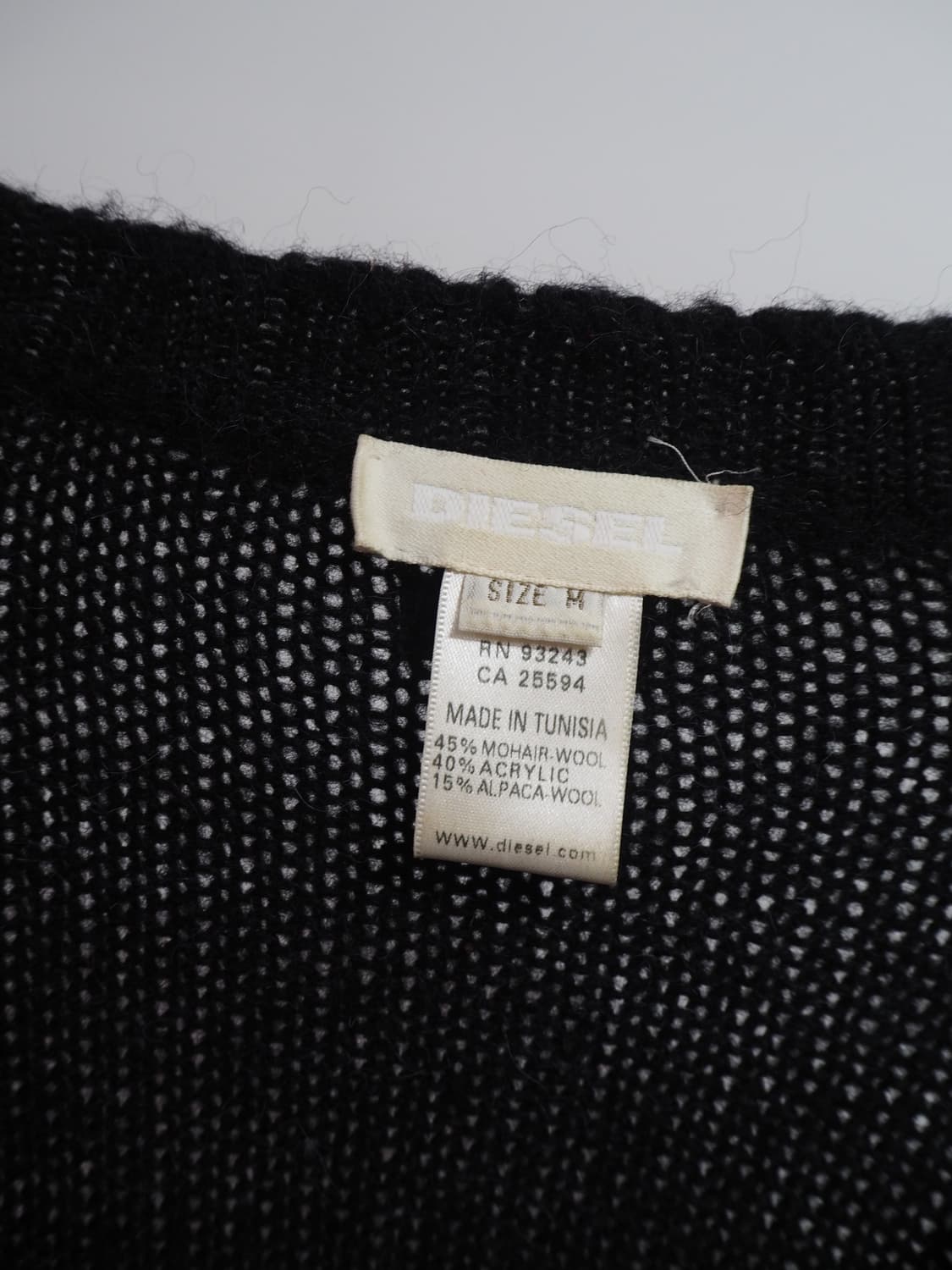 DIESEL mohalr blen knit  상품이미지6