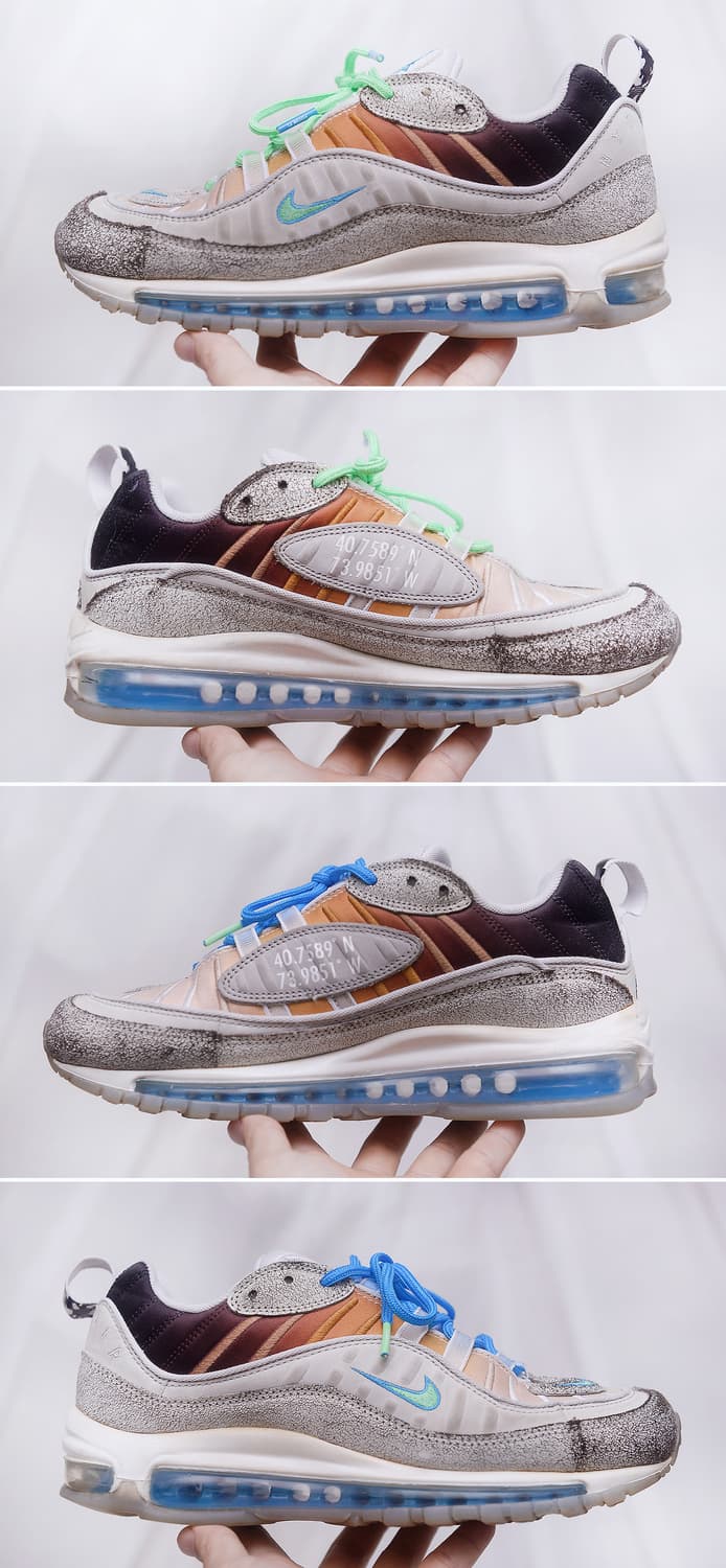 나이키 온에어 에어맥스98 뉴욕 La Mezcla (US8 / 260) 상품이미지2