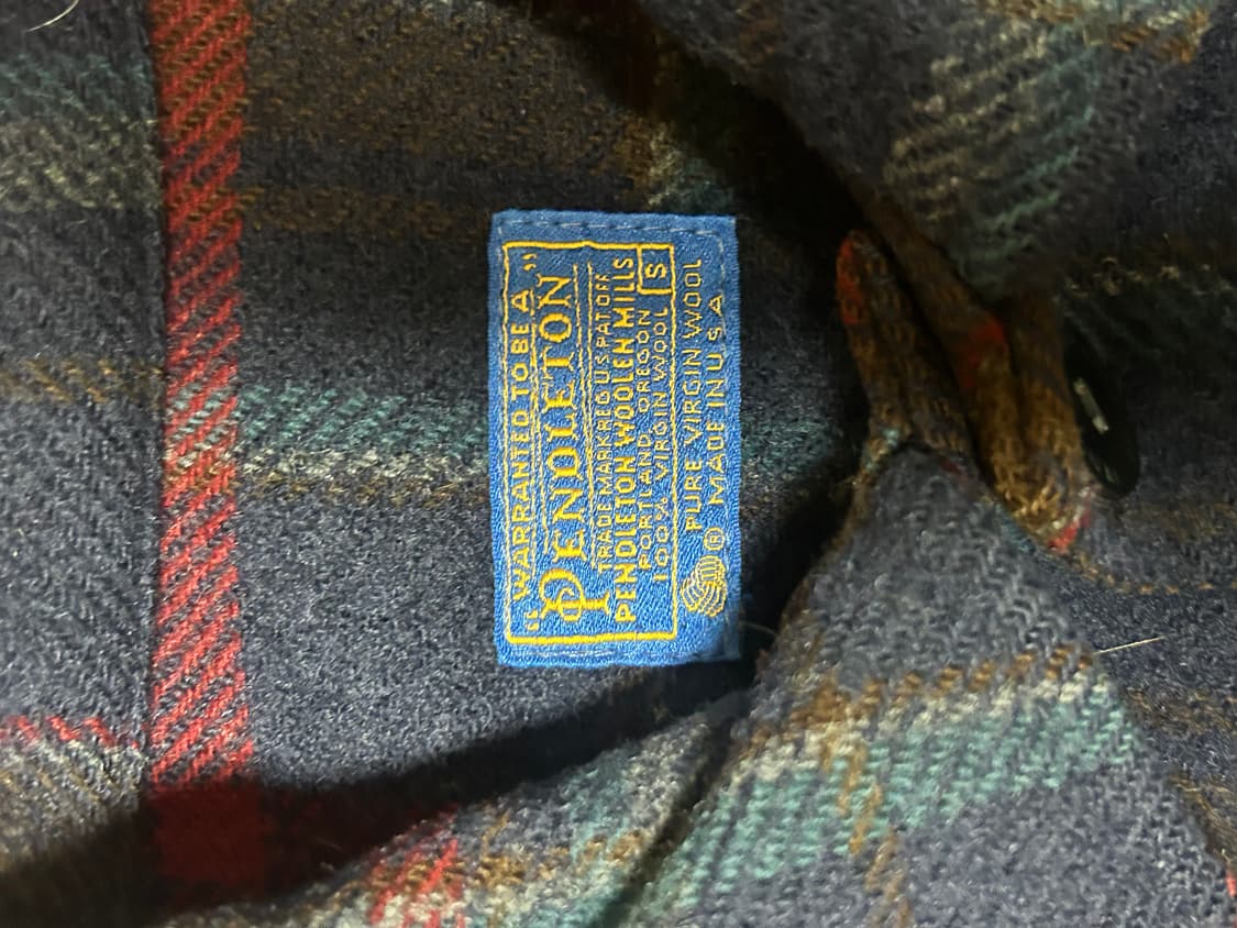 60s 펜들턴 울 체크 자켓 상품이미지3