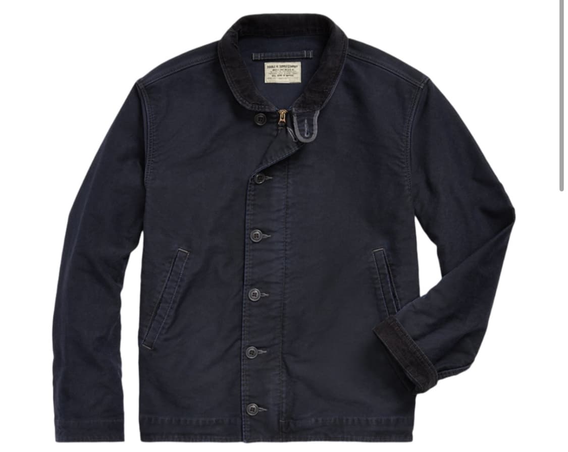 더블알엘 네이비 코듀로이 자켓 L 상품이미지1