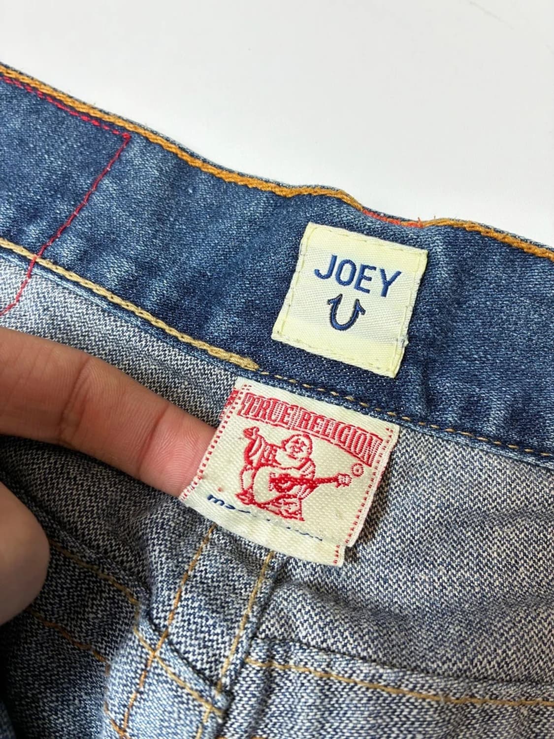 트루릴리젼 00's USA 오리엔탈 자수 와이드 데님팬츠 PN8140 상품이미지8