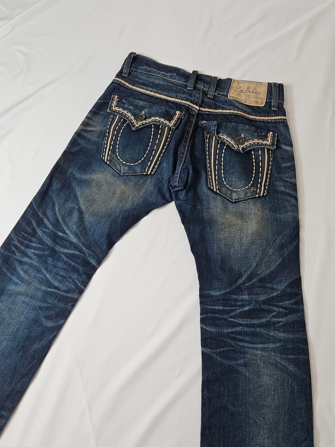 LOLITA JEANS 로리타진 워시드 워싱 데님팬츠 청바지 S 30 상품이미지2