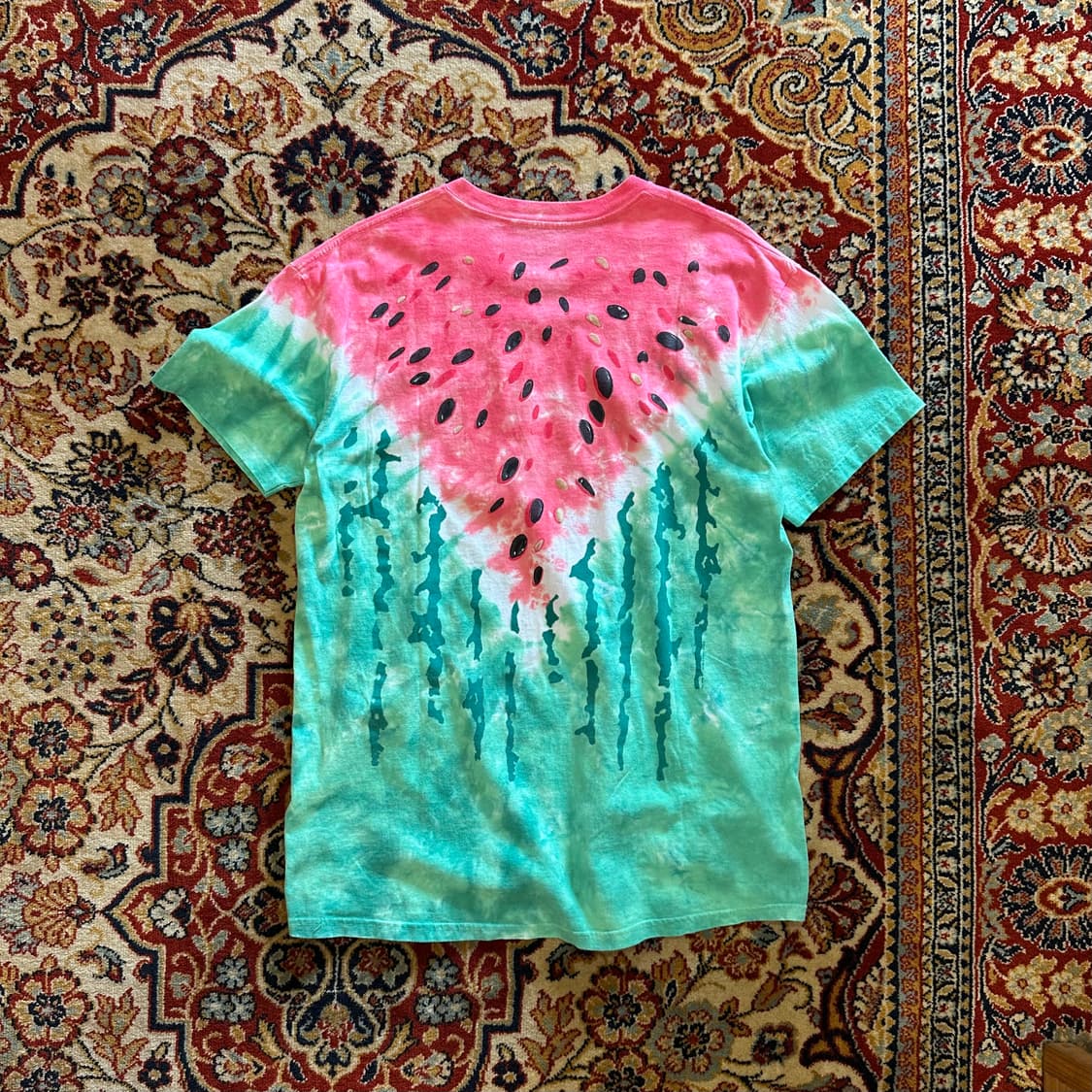 Liquid Blue Watermelon Tie-Dye Tee - L 상품이미지4