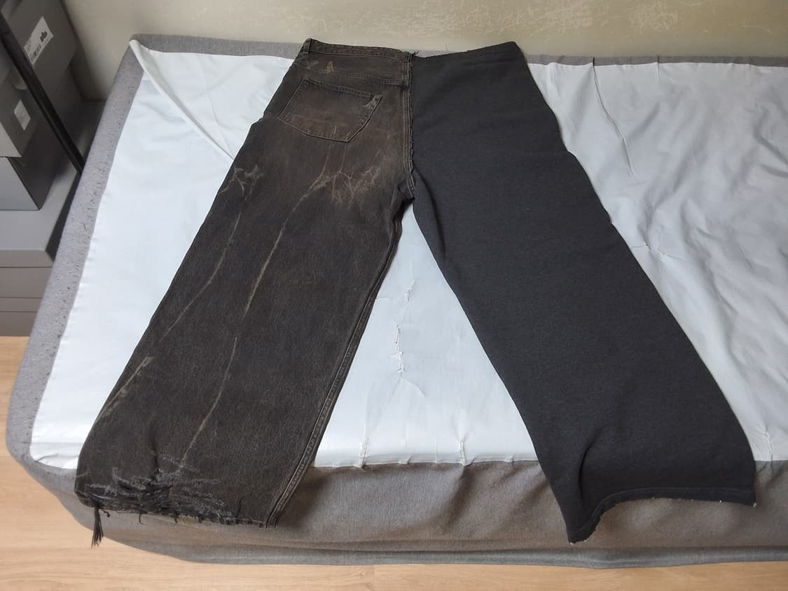 [새상품] 발렌시아가 피프티피프티 데님 팬츠 상품이미지2