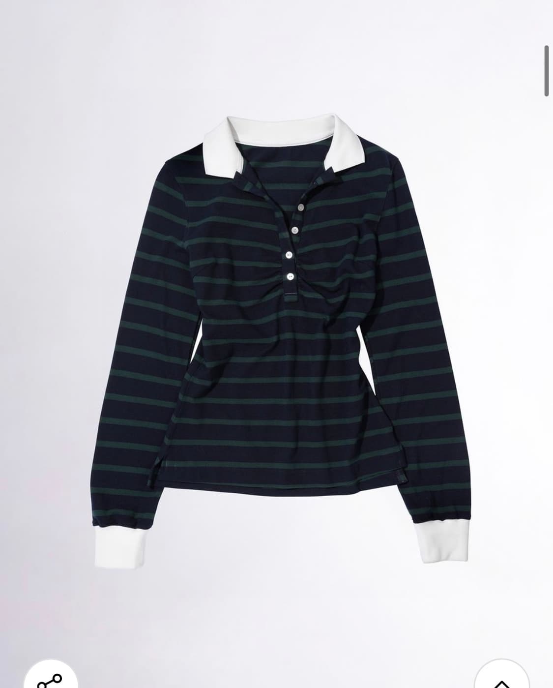 스컬프터 셔링 테니스 셔츠 네이비  상품이미지1