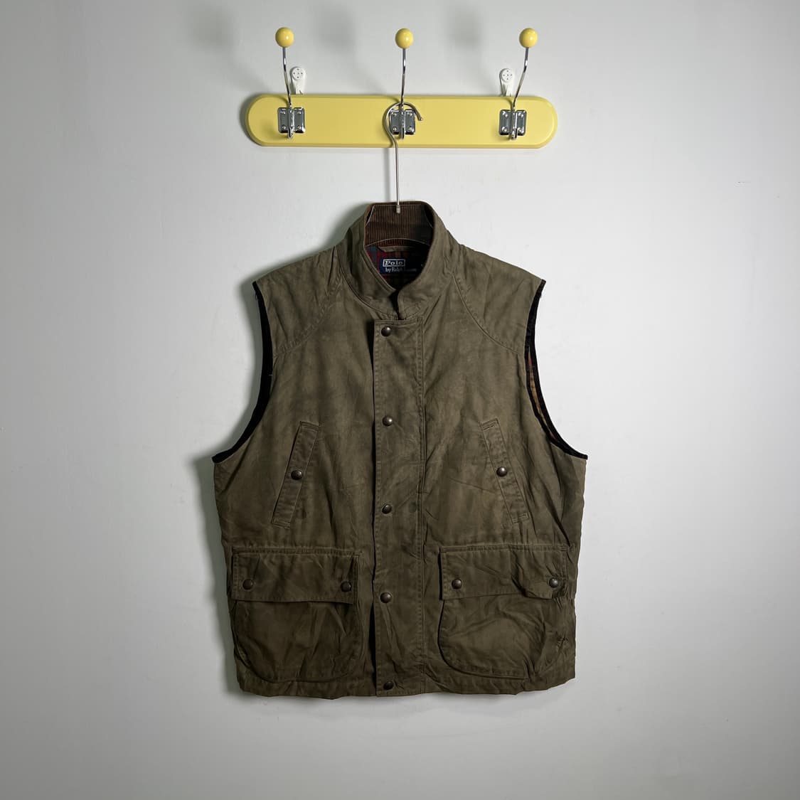 폴로 랄프로렌 왁스 코팅 헌팅 베스트 M 상품이미지1