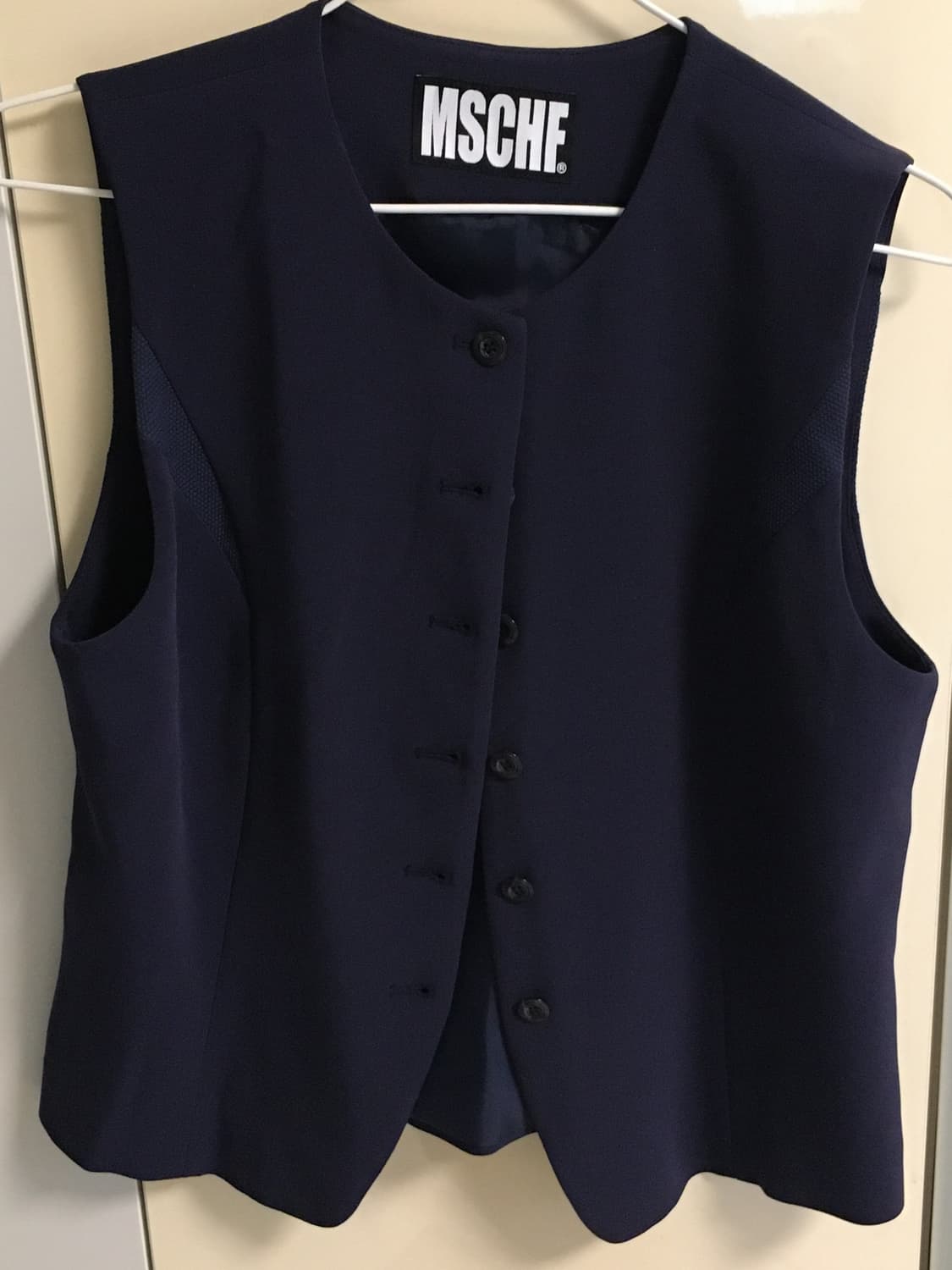 미스치프 유니폼 베스트_네이비 M 상품이미지2