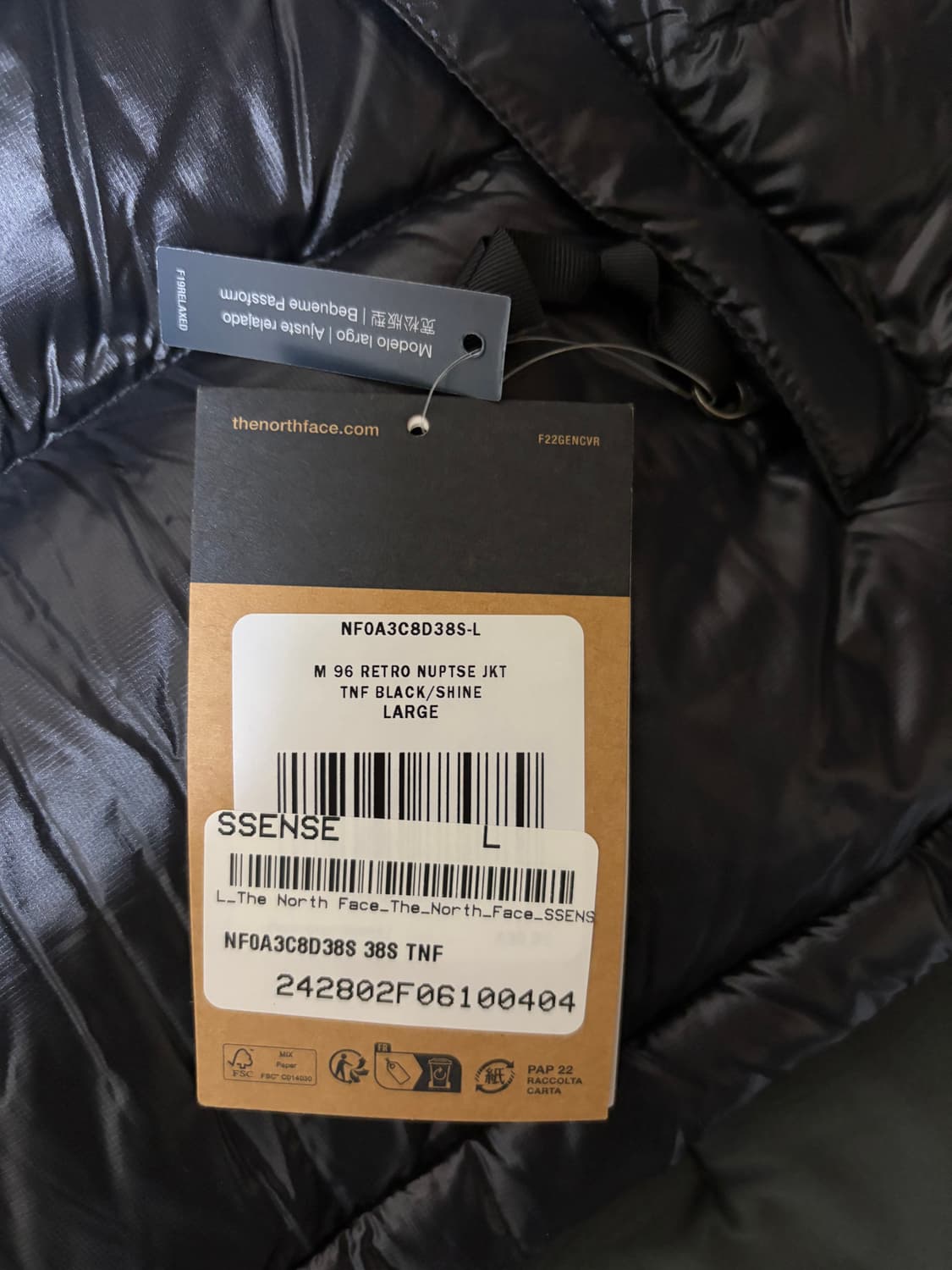 노스페이스 1996 눕시 해외판 새상품 상품이미지4
