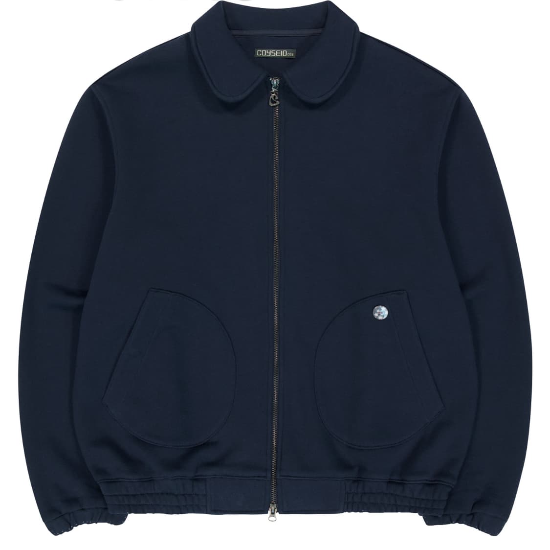구해요)코이세이오038 ROUND TRACK ZIP-UP NAVY 상품이미지1