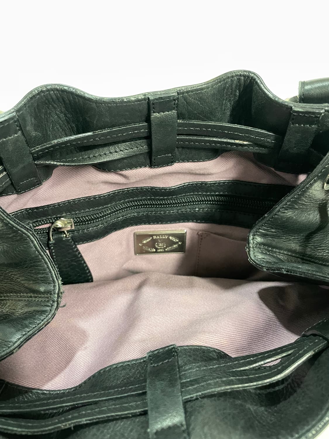 발리 y2k 모터사이클 레더 벨트백 상품이미지8