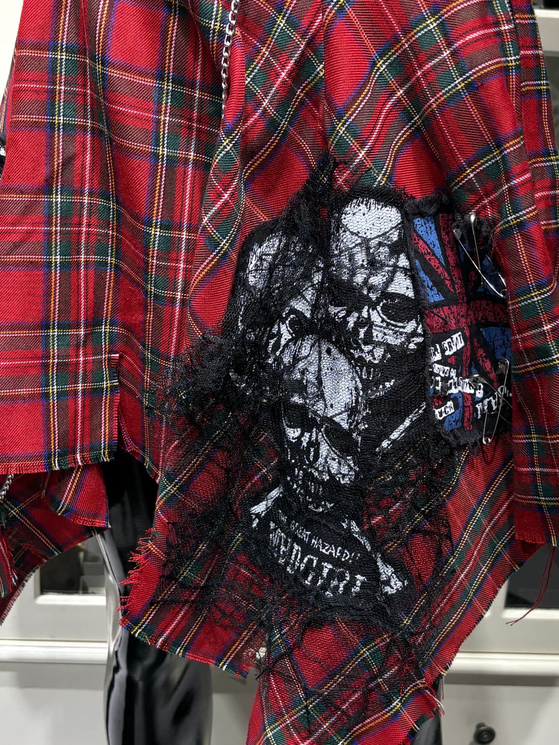 mad punks skirt 매드펑크스 타탄 체크 스커트 상품이미지3