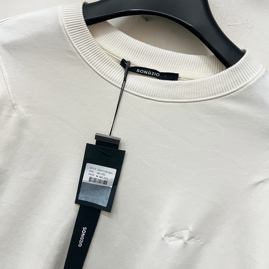 송지오 더블 슬리브 크루넥 긴팔 100 상품이미지3