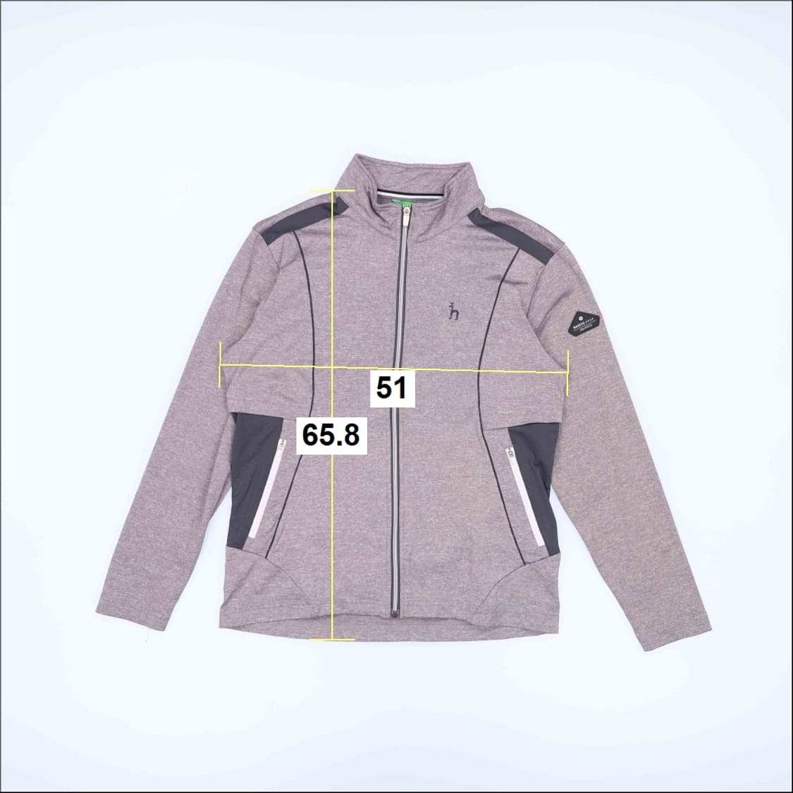 [100] 헤지스 골프 저지 집업 긴팔 1215J2 상품이미지5