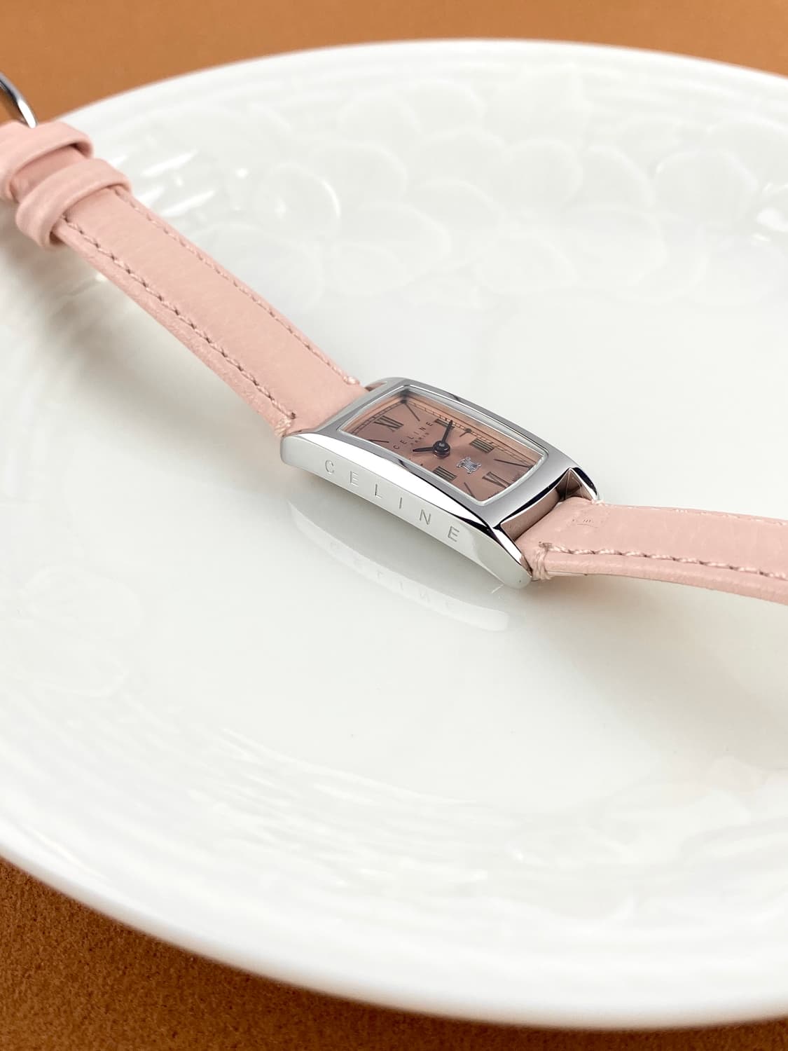  [FULL SET]CELINE lady pink square watch 상품이미지5