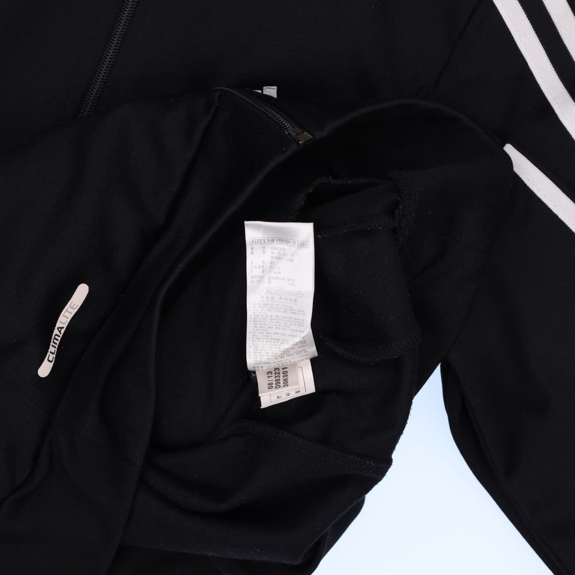 [95] 아디다스 검흰 트랙탑 집업 져지 자켓 N6957 상품이미지6