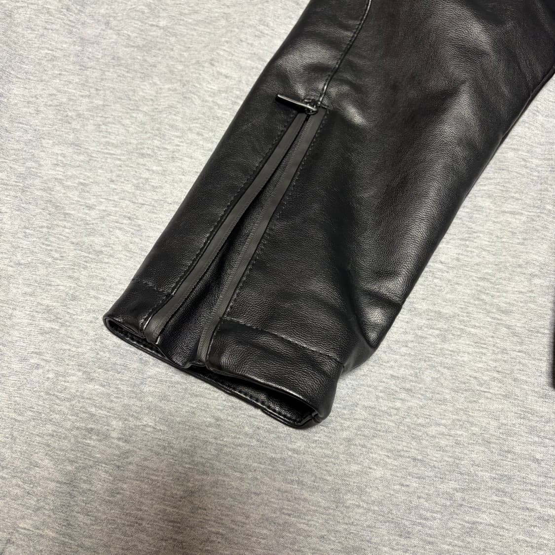 [L] 자라 차이나카라 레더 자켓 상품이미지8