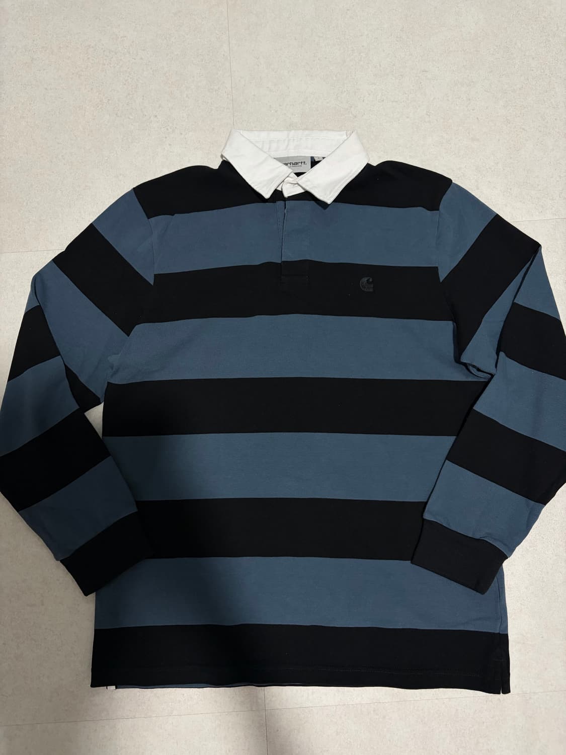 칼하트 스트라이프 럭비티 새상품급 95 상품이미지1