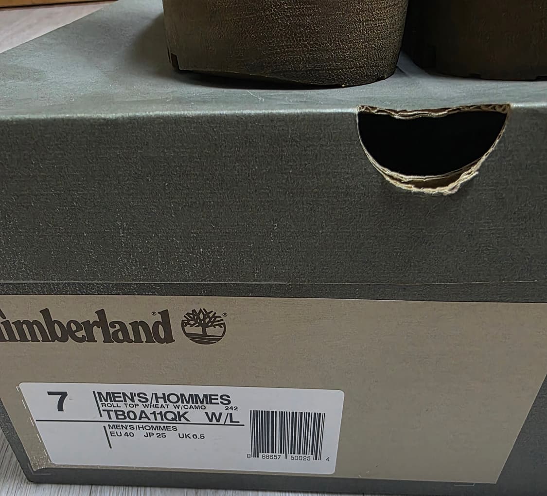 (250~255)팀버랜드 롤탑 부츠 옐로우 상품이미지8