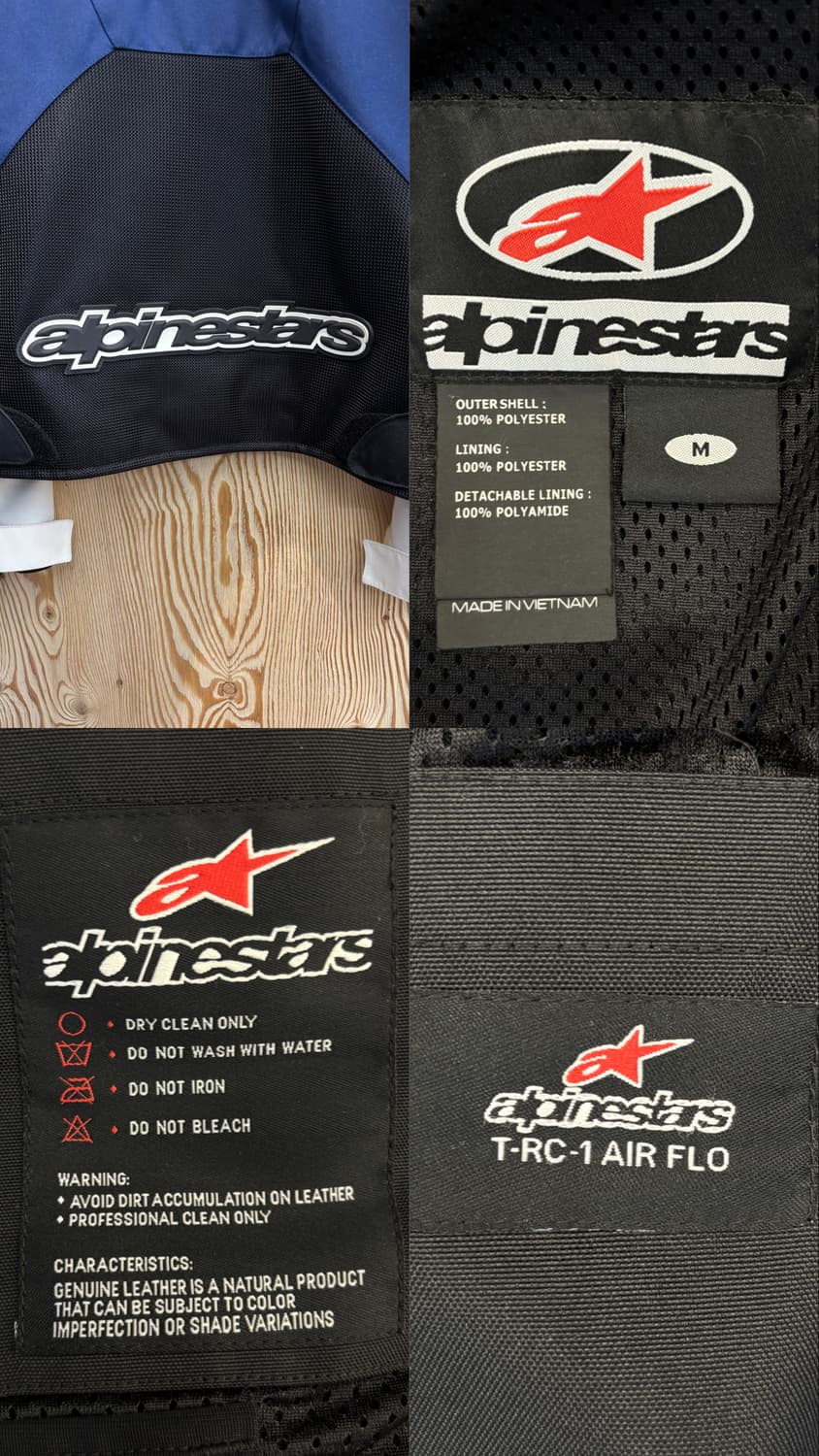 알파인스타 T-RC-1 Air-Flo 레이싱 자켓 상품이미지10