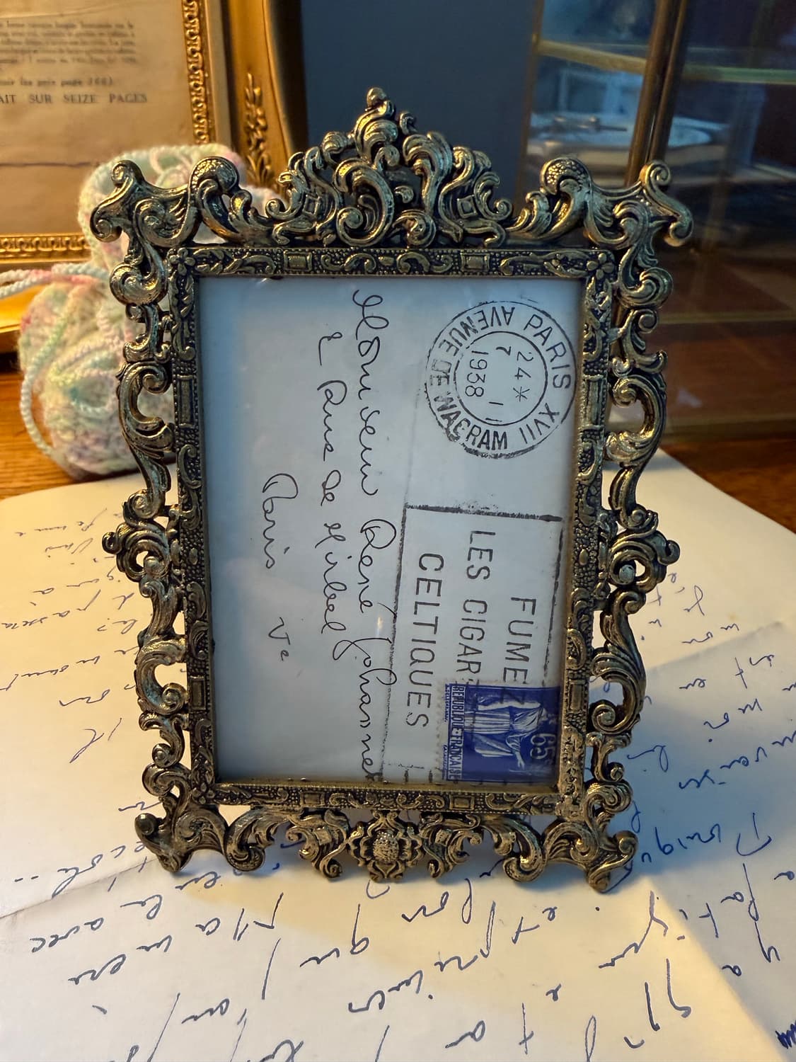 프렌치 감성 엔틱 이태리 액자 + 프랑스지류 세트 상품이미지1