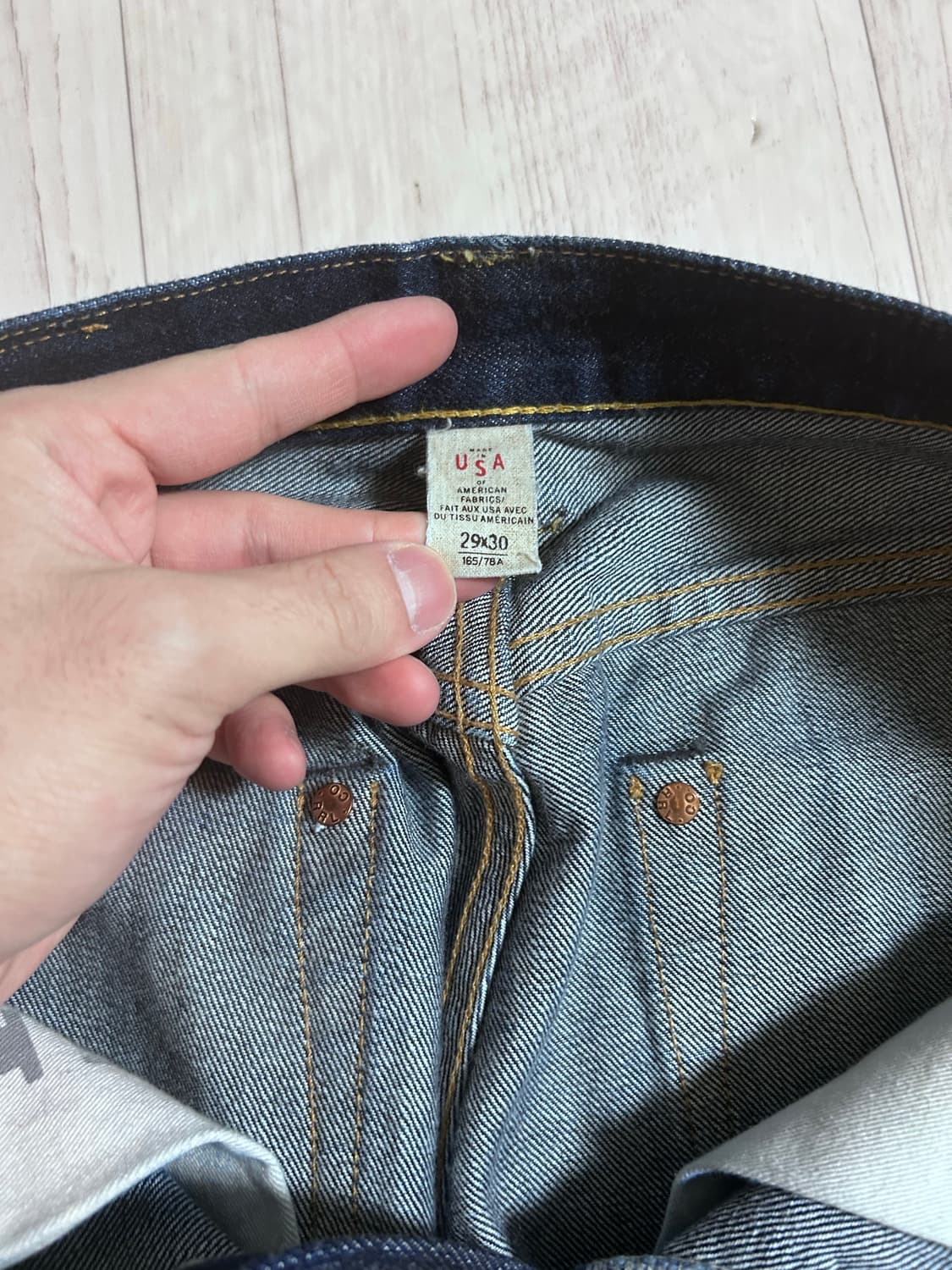 RRL 스트레이트 레그 핏 데님 진 29x30 상품이미지3