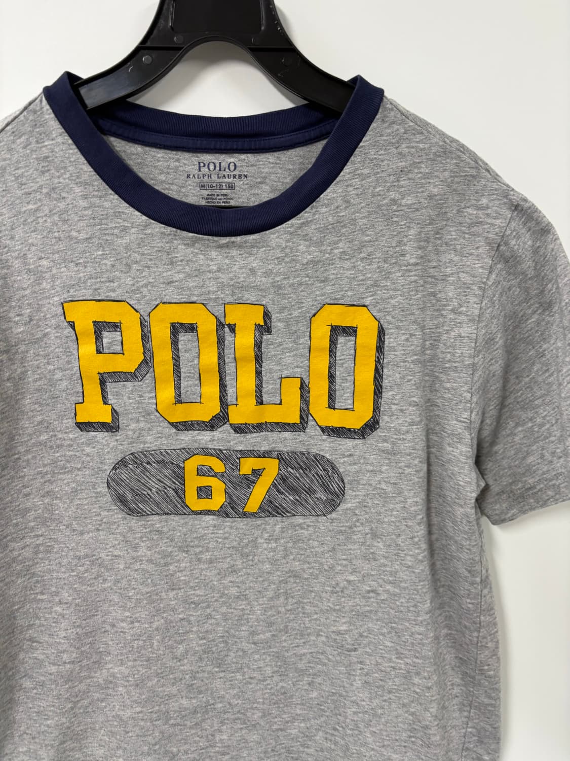 폴로 랄프로렌 배색 반팔 티셔츠 상품이미지3