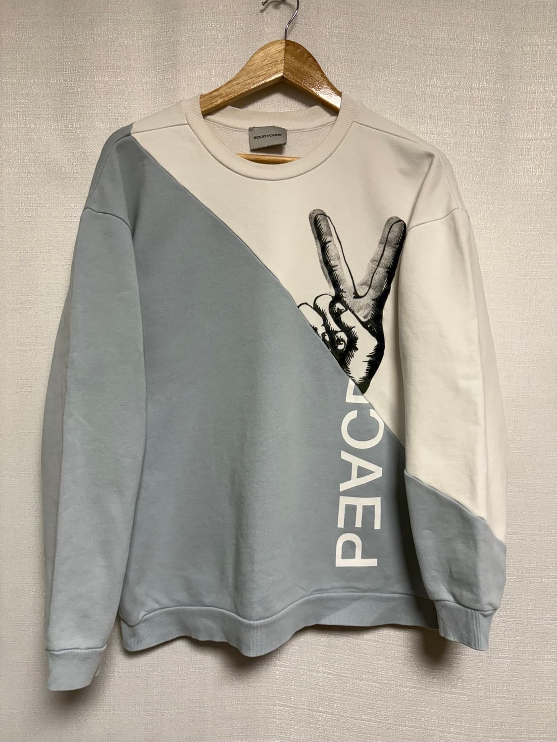 솔리드옴므맨투맨티셔츠 상품이미지1