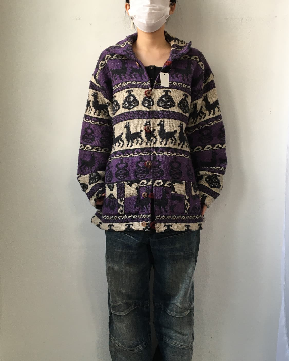 Alpaca pattern jacket 상품이미지10