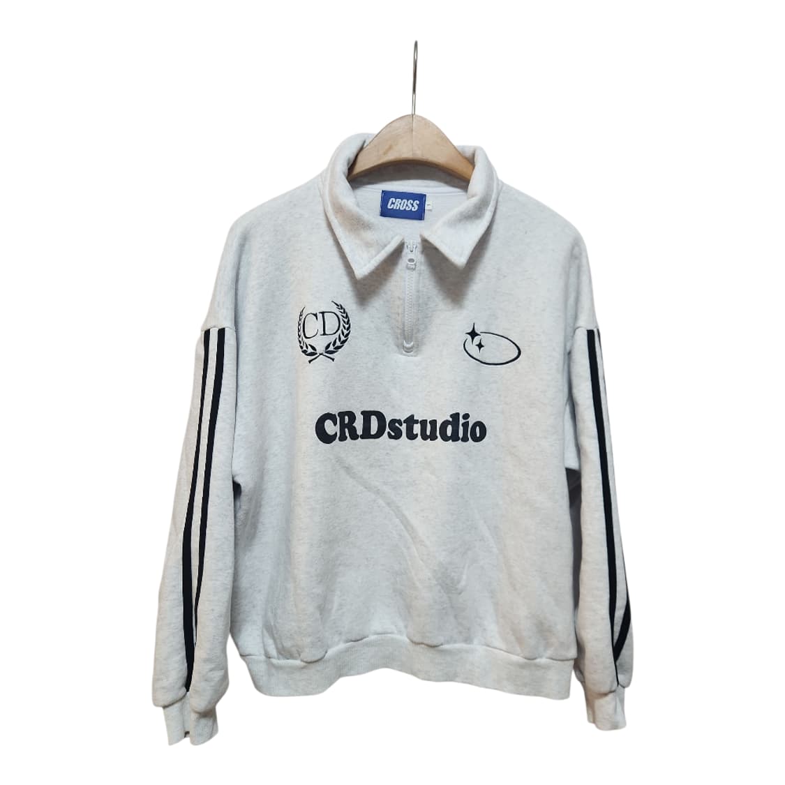 크로스드레슬리 하프집업맨투맨 상품이미지1