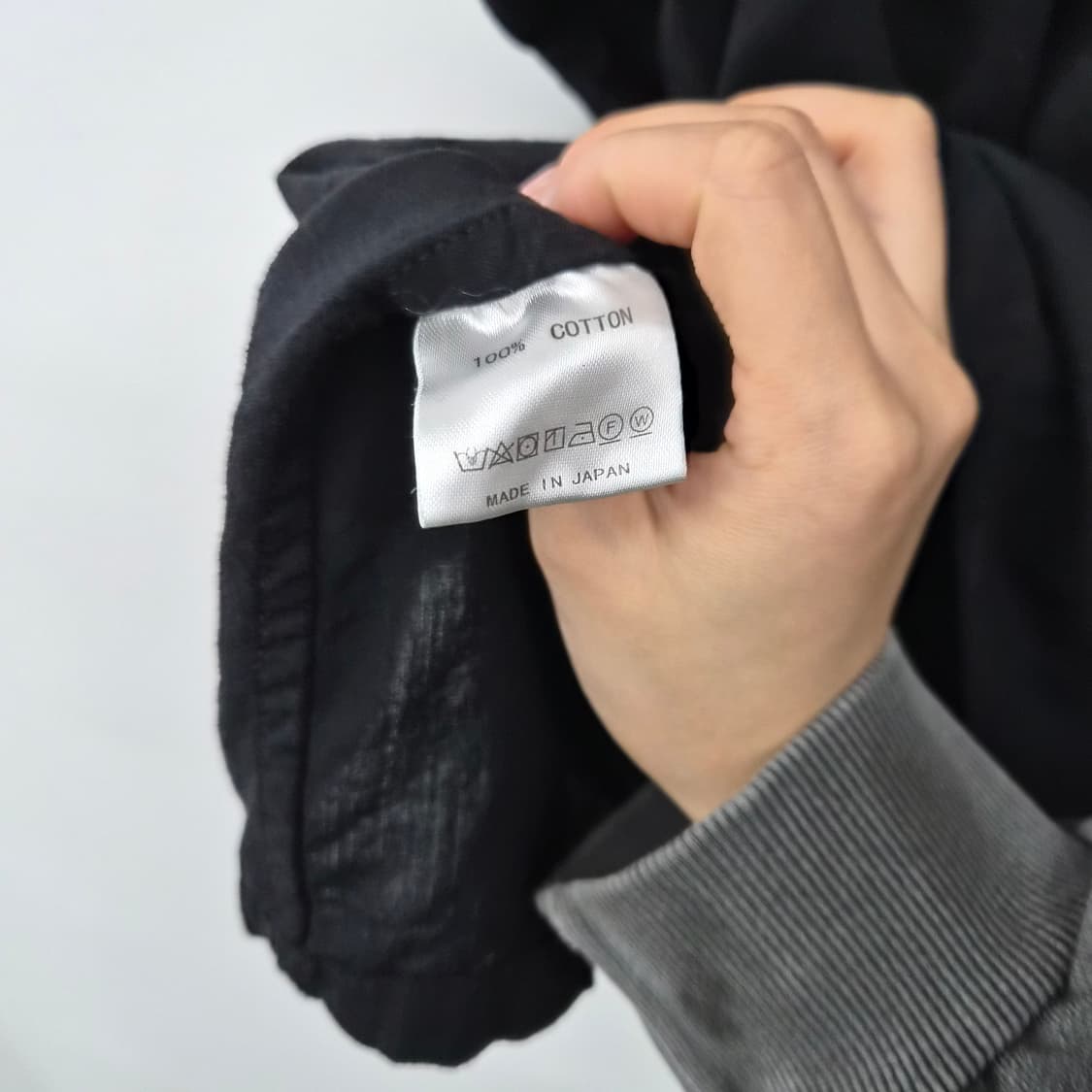 캐피탈 포켓 반팔 셔츠 블랙 남성 L 상품이미지6