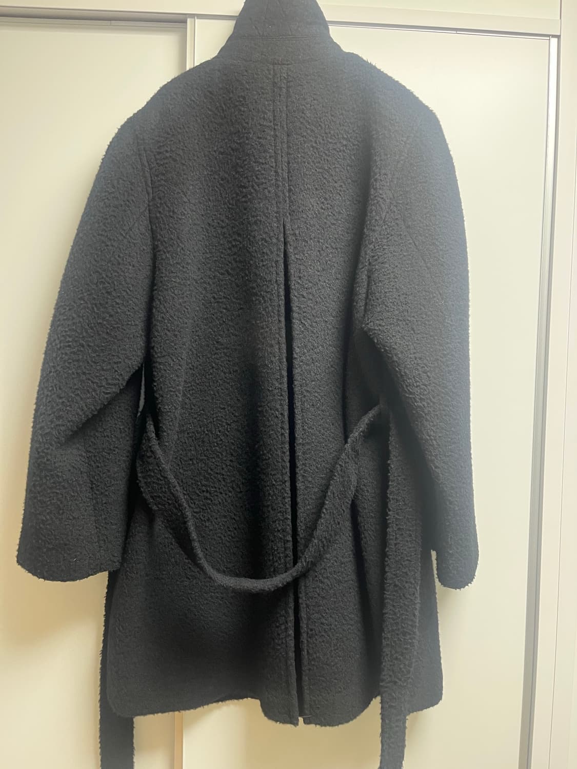 아모멘토 Amomento 24fw 알파카 래글런 코트 BK M 상품이미지3