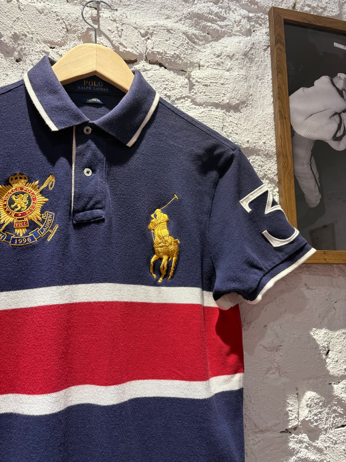 폴로 빅포니 치프키프 금장 카라반팔티셔츠 상품이미지3