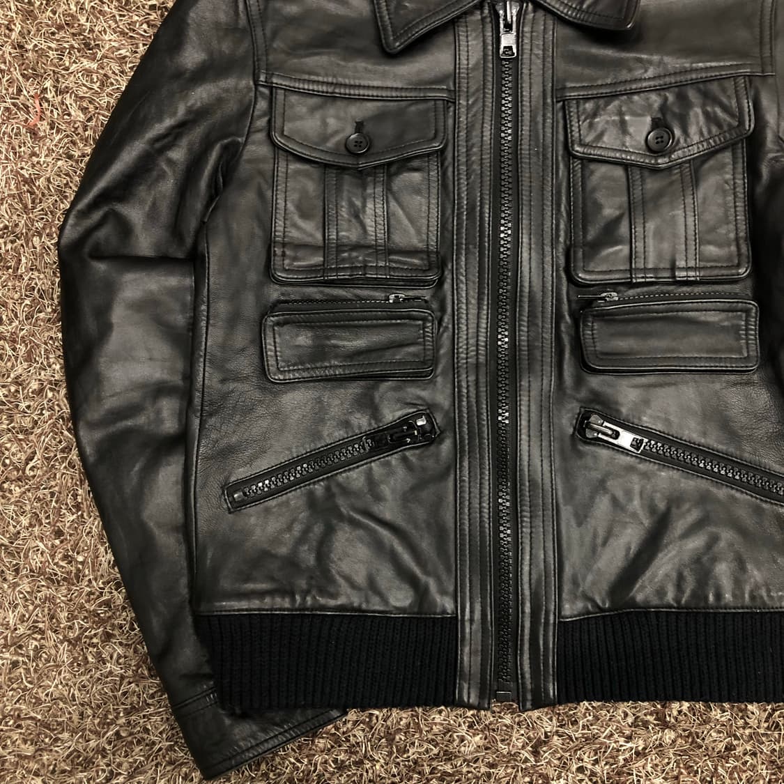 도쿄 스나이퍼 양가죽 멀티포켓 레더 가죽 자켓 상품이미지3