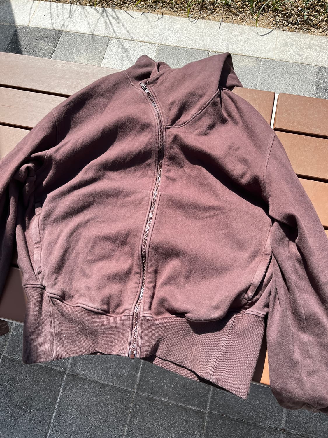 누마레 EE 후드집업 브라운 L 상품이미지1