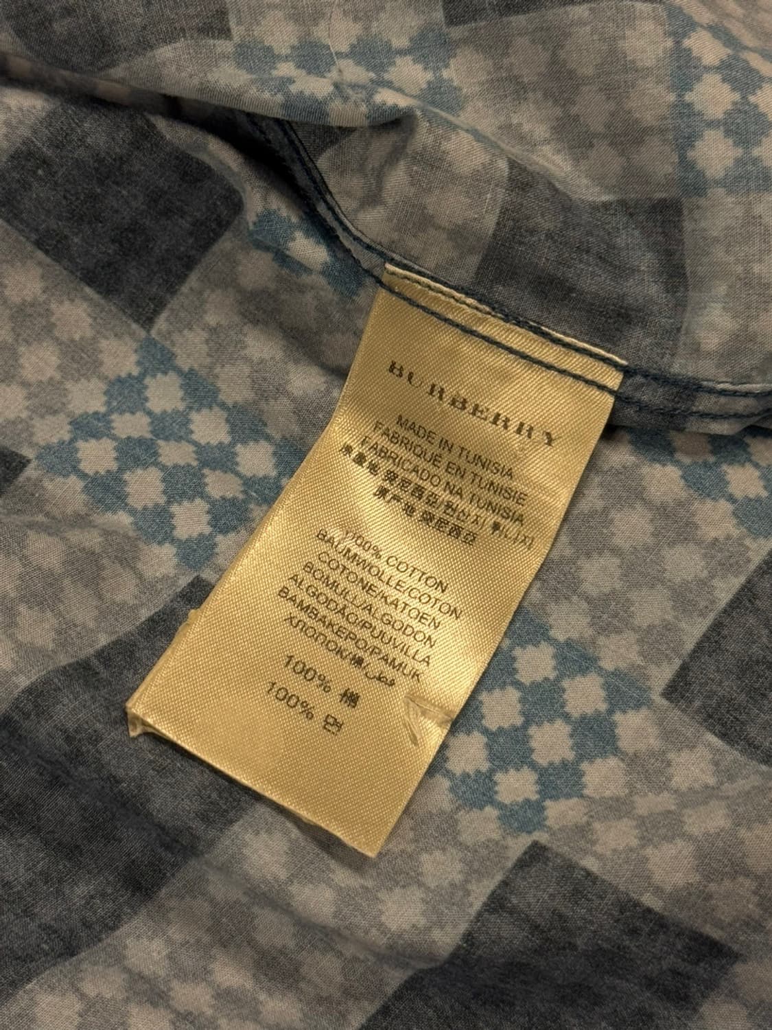 버버리 노바체크 버튼다운 셔츠 100 상품이미지9